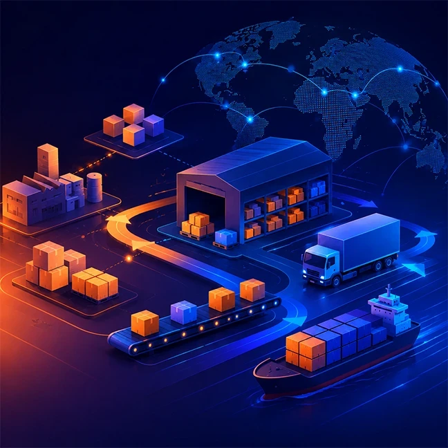 برنامج ERP لإدارة التجارة والتوزيع